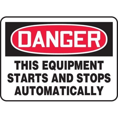 OSHA DANGER SAFETY SIGNTHIS MEQM089VA